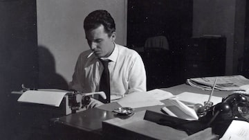 Luiz Carlos de Mesquita na redação do Estadão, década de 1960. Foto: Acervo/Estadão