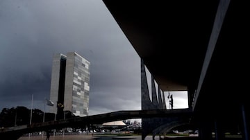 O Congresso Nacional visto do Palácio do Planalto em Brasília. Foto: André Dusek/Estadão 