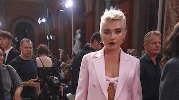 Florence Pugh attends the Valentino Spring/Summer 2024 womenswear fashion collection presented Sunday, Oct. 1, 2023 in Paris. (AP Photo/Vianney Le Caer)