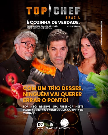 4ª temporada de Top Chef Brasil se destaca com 3 participantes do Rio de  Janeiro - Estadão