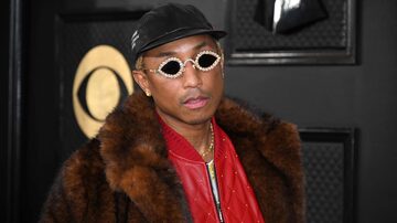 O rapper, produtor e estilista Pharrell Williams assume direção artística de moda masculina da Louis Vuitton. Foto: Robyn Beck/ AFP