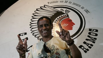 Bira Presidente, na quadraCacique de Ramos, no Rio. Foto:  MARCOS ARCOVERDE/AGENCIA ESTADO/AE