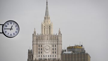 Sede do ministério de Relações Exteriores da Rússia, Moscou, 8 de abril de 2024.