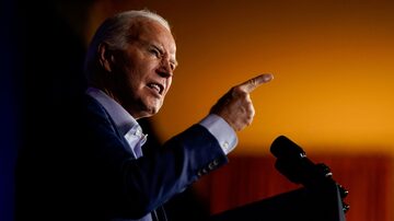 Joe Biden durante evento de campanha em  Scranton, Pennsylvania
