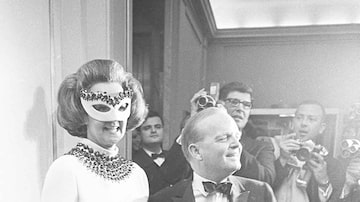Truman Capote em uma de suas festas com a publicitária Katharine Graham, Washington Post. Foto: Barton Silverman/The New York Times
