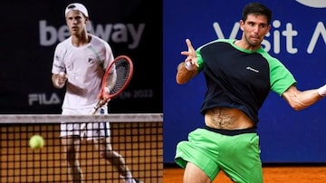 Diego Schwartzman e Federico Delbonis seguem para a segunda rodada do Masters 1000. Foto: fotojump e ATP Tour