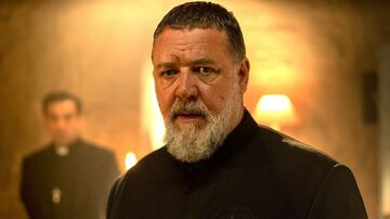 Russell Crowe no papel de Gabriele Amorth, no filme O Exorcista do Papa. Foto: Sony Pictures