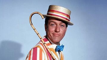 Dick Van Dyke em 'Mary Poppins' (1964). Foto: Disney