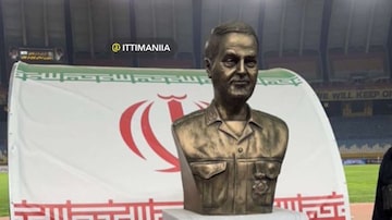 Al-Ittihad se nega a jogar por causa de busto em homenagem a general iraniano. Foto: Reprodução redes sociais