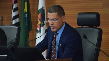 O vereador Ricardo Queixão (PSD). Foto: Rodrigo Palassi/Câmara de Cubatão