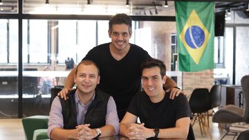 Pedro Roso,Flávio Castaldi eRodrigo Lopes criaram a Docket em 2016. Foto: Divulgação/Docket