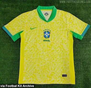 Site vaza suposta nova camisa da seleção brasileira; veja imagens