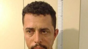 O suspeito de tráfico Isac da Silva Prado foi preso em Peruíbe, no litoral sul de São Paulo. Foto: Polícia Civil