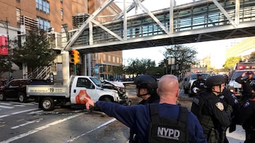 Tiroteio em Nova York. Foto: Martin Speechley/ NYPD via AP