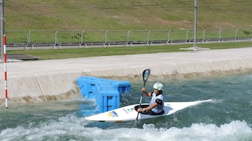 Ana Sátila, da canoagem slalom. Foto: Comunicação/CBCa