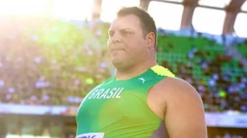 Darlan Romani acabou na quinta posição no Mundial de Atletismo. Foto: Time Brasil/Twitter