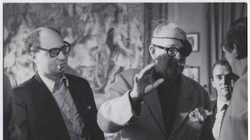 
Pierre Rissient, John Ford e Claude Chabrol, Paris, 1966.
