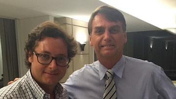 O empresário Fábio Wajngarten e o presidente Jair Bolsonaro. Foto: Arquivo Pessoal