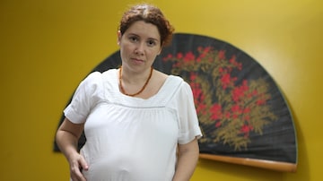 Alívio. Ultrassom de Janaína, grávida de 23 semanas, mostra que bebê está bem. Foto: FABIO MOTTA / ESTADAO