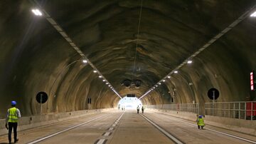 Túnel novo da BR-116 entregue nesta terça-feira, 19. Foto: Epitacio Pessoa/Estadão
