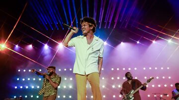 Bruno Mars durante a apresentação no festival The Town. Foto: Daniel Ramos/The Town