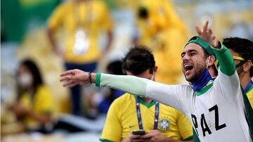 Maracanã foi parcialmente liberado para presença de público na decisão da Copa América. Foto: Wilton Junior/ Estadão Conteúdo