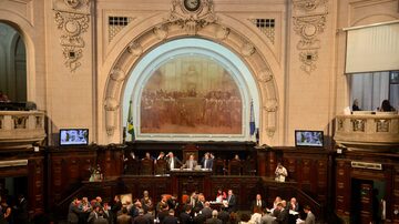 O plenário da Assembleia Legislativa do Rio. Foto: Tânia Rêgo/Agência Brasil