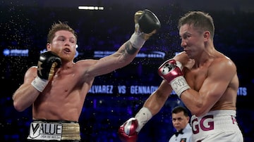 Canelo Alvarez e Gennady Golovkin se enfrentaram duas vezes. Foto: Isaac Brekken/AP