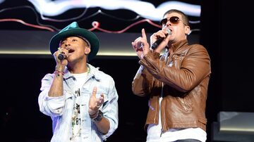 Júri condena Pharrell Williams e Robin Thicke por plágio da música 'Got To Give It Up', de Marvin Gaye. Foto: AFP