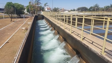 Estação de tratamento de água em Uberlândia (MG). Foto: Divugação DMAE