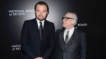O ator Leonardo DiCaprio e o diretor Martin Scorsese em premiação. Foto: Evan Agostini/Invision/AP