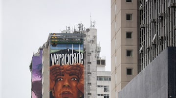 Painel. Obra de Mauro Veracidade foi inaugurada na Rua da Consolação em espaço que, por muito tempo,foiocupado por uma propaganda. Foto: Felipe Rau/Estadão