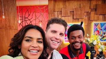 Os finalistas da segunda temporada do 'The Masked Singer', da TV Globo, da esquerda para direita: Lucy Alves, Thiago Fragoso e David Junior. Foto: Instagram/@thiagofragoso