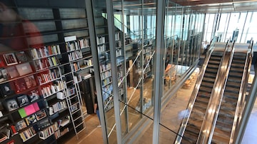 Biblioteca da nova sede do Instituto Moreira Salles (IMS), na Av. Paulista. Foto: Helvio Romero/Estadão