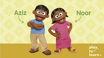 Noor and Aziz são gêmeos e muçulmanos rohingya. Foto: Sesame Workshop via The New York Times