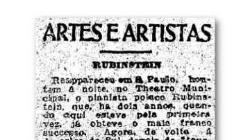 O Estado de S. Paulo - 28/5/1920. Foto: Acervo/Estadão