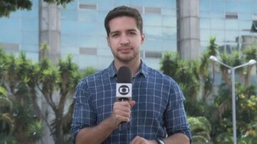 Gabriel Luiz, repórter da TV Globo em Brasília. Foto: TV Globo/Reprodução