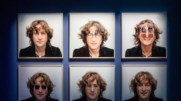 Exposição 'John Lennon em Nova York', no MIS, reúneimagens feitaspor Bob Gruen. Foto: Tiago Queiroz/ Estadão