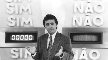 Tony Ramos como apresentador do 'Você Decide' em abril de 1993. Foto: Globo / Divulgação