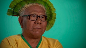 O líder Kayapó Bepkororoti, mais conhecido como Paulinho Payakan. Foto: Itaú Cultural