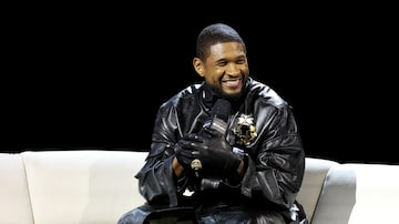 LAS VEGAS, NEVADA - FEBRUARY 08: Usher is interviewed during the Super Bowl LVIII Pregame & Apple Music Super Bowl LVIII Halftime Show press conference at the Mandalay Bay Convention Center on February 08, 2024 in Las Vegas, Nevada.   Rob Carr/Getty Images/AFP (Photo by Rob Carr / GETTY IMAGES NORTH AMERICA / Getty Images via AFP). Foto: Rob Carr/AFP