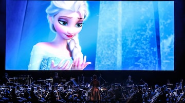 Cena do espetáculo Frozen in Concert, com Letícia Soares, Giulia Nadruz. Foto: Werther Santana/ Estadão