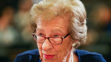 Sobrevivente do Holocausto, Eva Schloss foi amiga de Anne Frank. Foto:  ACTION PRESS/PM VIRO