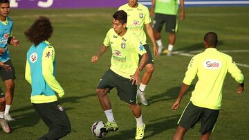 Brasil treina em Concepción para encarar o Paraguai neste sábado. Foto: Daniel Teixeira/Estadão