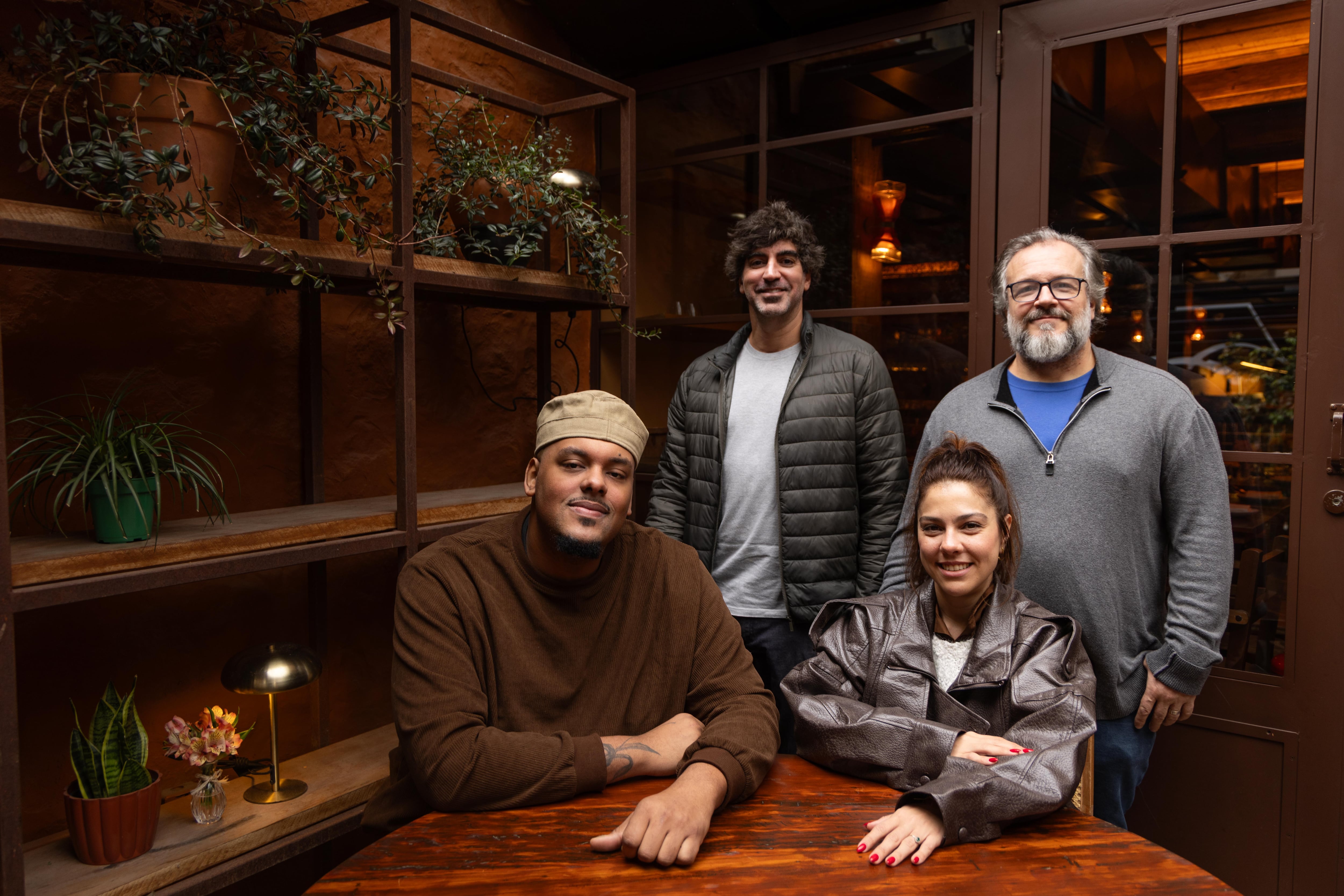 Paladar Testou nhoque de batata no restaurante Lina, com os jurados Bia Limoni, chef do Lina, Rebato Carioni, chef do Cosi, Marcelo Laskani, chef do Piu e Gui Amorim, pastaio do La Cura.