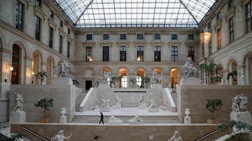 O Museu do Louvre, em Paris. Foto: Thomas Samson/AFP