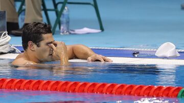 Marcelo Chierighini fica em 8º nafinal do 100m nado livre. Foto: Daniel Teixeira/ Estadão