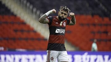 Gabigol, atacante do Flamengo. Foto: Alexandre Vidal/Flamengo