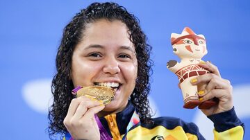 Cecília Araújo conquistou seis medalhas em Lima. Foto: Alexandre Schneider/EXEMPLUS/CPB