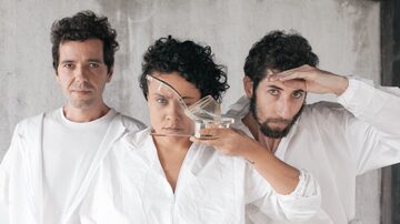 Samuel Fraga, Marcelle Equivocada e Fabiano Boldo formam o Olympyk. Foto: Patricia Araújo